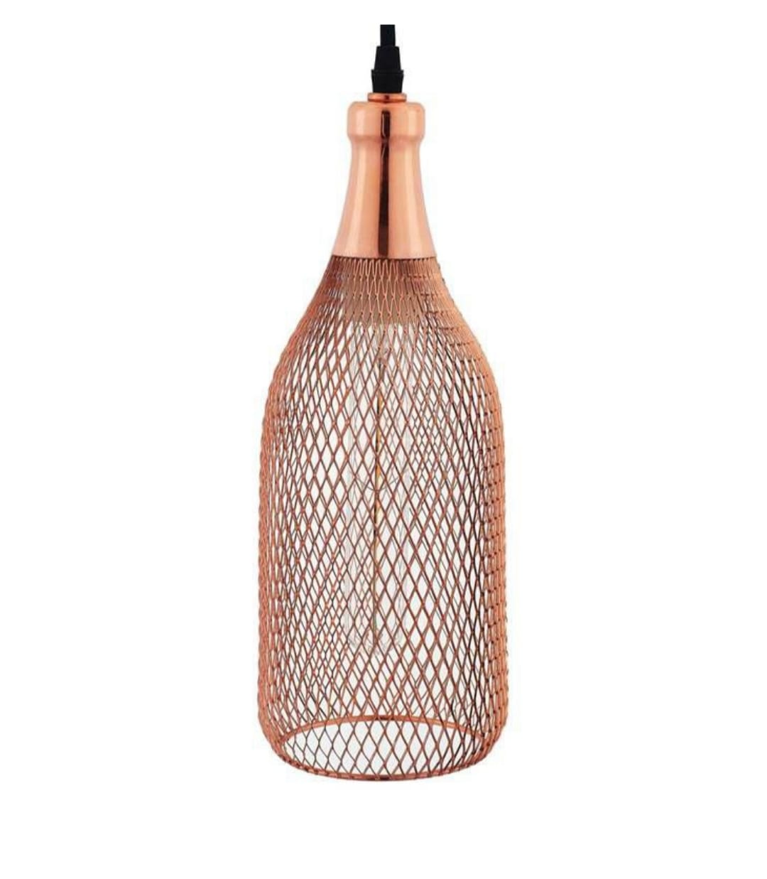 Metal Mesh Pendant Rosegold - 02
