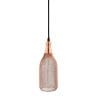 Metal Mesh Pendant Rosegold