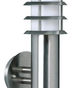 6W Wall lantern 90 Stainless Steel
