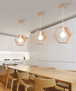 Simple Chandelier Hexagon Without Bulb