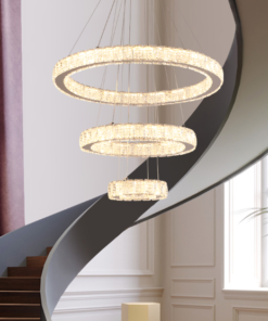 Modern LED Crystal Chandelier For Living Room Parlor