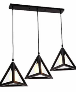 Pyramid Pendant Light - Row Of Three
