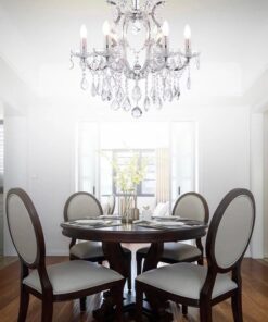 Chandelier Crystal Princess 6-  CHROME