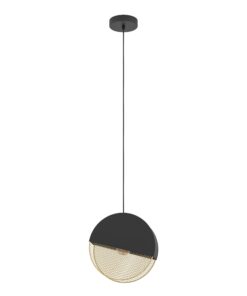 Modern Metal Pendant Light Black +Gold