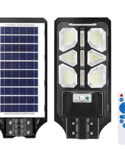 100W Solar Street Light with Remote, Bracket & Pole