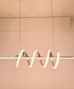 120W LED Twirl Spiral Linear Chandelier | 1m Length |