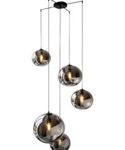 5 Piece Round shaded light set