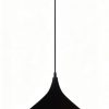 Black and gold hanging pendant light