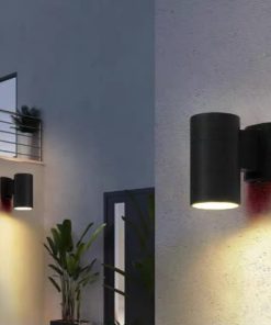 Black Wall spotlight lamp